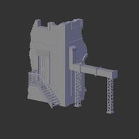 Factory Ruin print