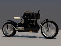 Steampunk Motorcycle