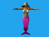 Mermaid 1 3D Model