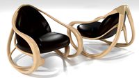 Rocking armchair Move-Lw-Brl