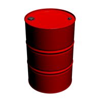 Metal barrel with plug