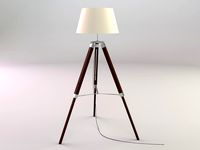 Tripod floor lamp