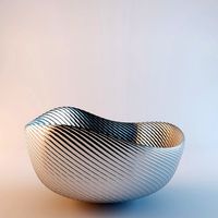 Metall vase
