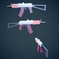 Game Weapon Pack (30 assets,Low Poly)
