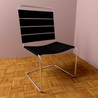 Modern leather chair V2