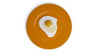 Fried soft-boiled egg