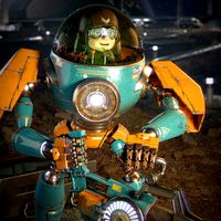 Mecha and Pilot Boy