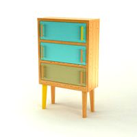 Contemporary Wooden Drawer