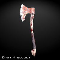 Long Axe low-poly variant 2