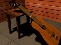My Old Guitar 3D Model