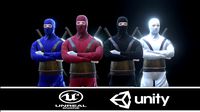 Low Poly Ninja Assassin Enemy