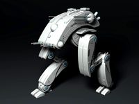 Origami Combat Walker