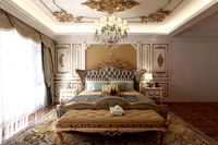 Classical bedroom scene