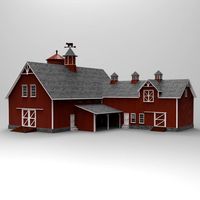 Barn 3D Model