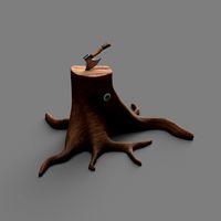 Axe Tree Stump