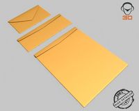 Envelopes 3D Model