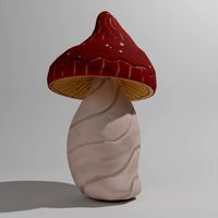 Stylized Red Mushroom