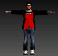male Hero rigged