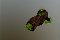 Log forest Scene