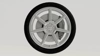 Aston Martin 7-Spoke Car Wheel