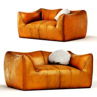 mario bellini leather sofa