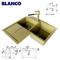 BLANCO METRA 9 E and mixer BLANCO LINEE-S