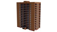 Vulykh Tower (series II-67) brick ver.