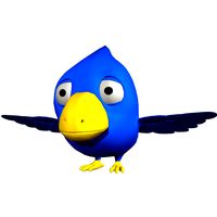 Cartoon bird