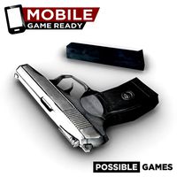 Mobile Game Ready Pistol with Clip