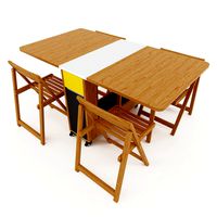 Foldable Dining Table and Chairs