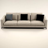 Silver sofa