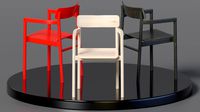 Set of three Post Chair