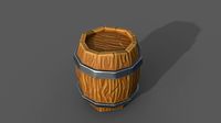 Stylized barrel