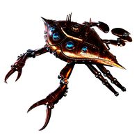 Mechanical crab submarine