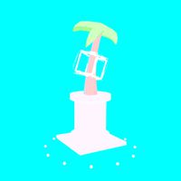 Vaporwave Palm Tree