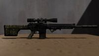Modern weapon SR25 SR25 animated 3D Model