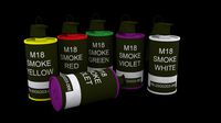 M-18 Smoke Grenade Low Poly