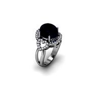 Ring with cabochon