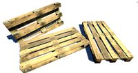 Wooden pallet euro sized