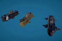 Dieselpunk Torpedo Destroyer