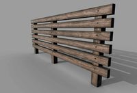 wood fence