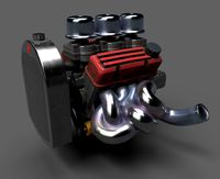 V8 Flathead inspired used engine