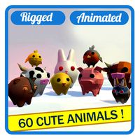 36 Cute Animals - Big Pack