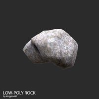 Low-poly Rock 47
