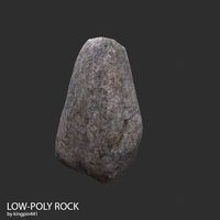 Low-poly Rock 32