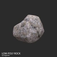 Low-poly Rock 23