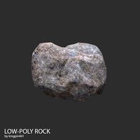 Low-poly Rock 17