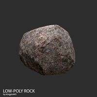 Low-poly Rock 9