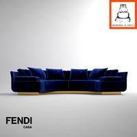 Groundhog 3D Models | Fendi Casa Artu Sofa