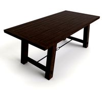 Dining Table Benchwright Fixed